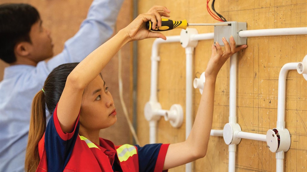 Vocational training center, Preah Vihear, Cambodia.